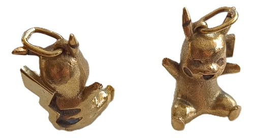 Dije Pikachu Pokémon Bronce Listo Para Regalo