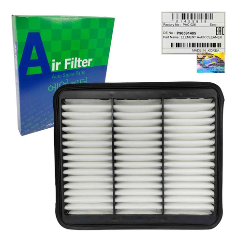 Imagen 4 de 9 de Filtro Aire Motor Chevrolet Spark 2005 2006 2007 Original