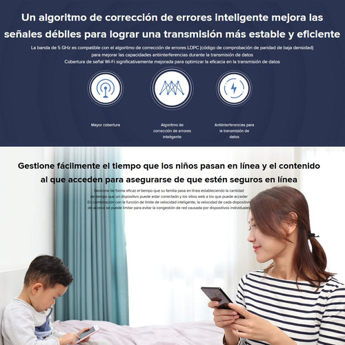 Xiaomi Mi 4a, Router Inalámbrico Wifi Dual Band Ac1200, 64mb