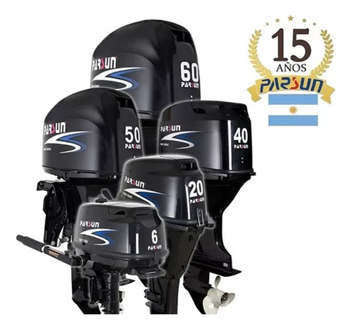 Motor Fuera De Borda Parsun 3.6 Hp 2 Tiempos Pata Corta