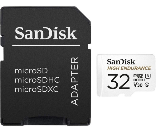 Sandisk Tarjeta Memoria Microsd 32gb High Endurance Clase 10