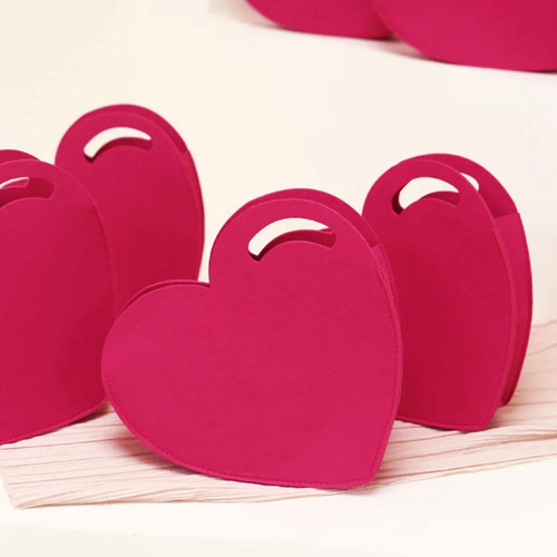 2 Coração Saco De Doces De Casamento Que 24cmx20cmx10cm