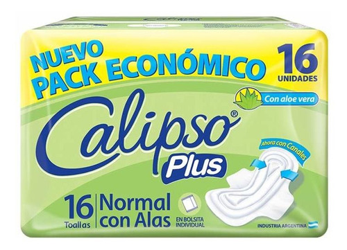Toallas Femeninas Alas Pock 16 Un Calipso T.femeninas / Pr