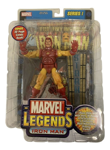 Toybiz Marvel Legends Series 1 2002 Iron Man
