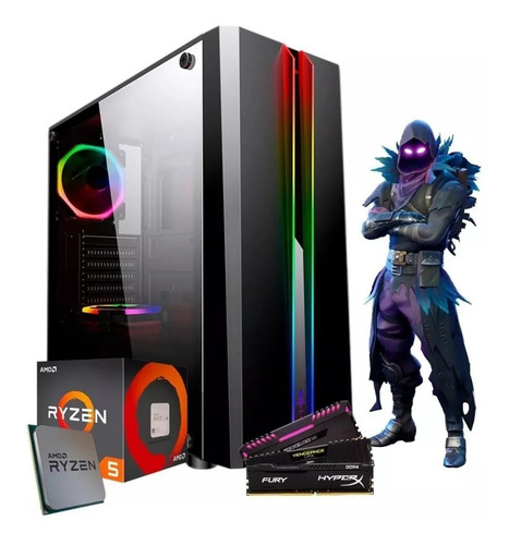 Pc Cpu Gamer Amd Ryzen 5 3600x 16gb Hd 1tb Gtx 1660 6gb