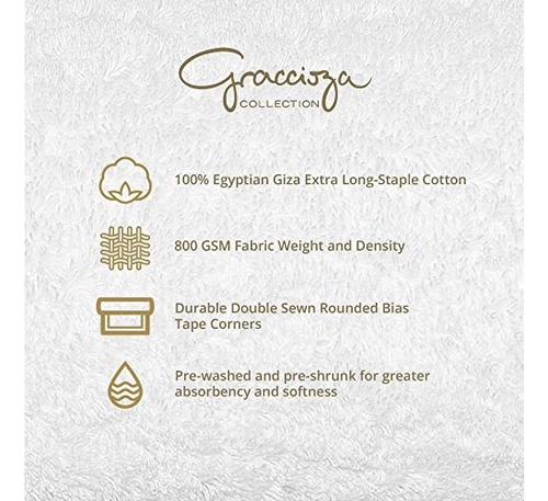 Toalla Para Lavar Graccioza Egoist 12 X 12 - 100% Algodón