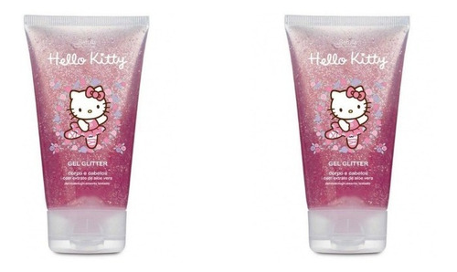 Imagem 1 de 1 de Gel Cabelo E Corpo Hello Kitty 180 Gr Glitter (02 Un)