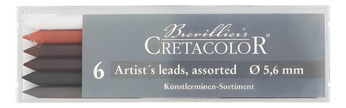 Estuche Mina Cretacolor de 5.6 mm con 6 unidades de colores de marcado surtidos