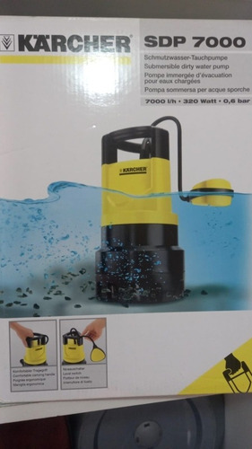 Bomba De Água Submersa Karcher Sdp7000 Nova