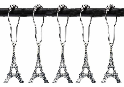Yyc 12pcs Creativos Diy Torre Eiffel Anillos De Cortina De D