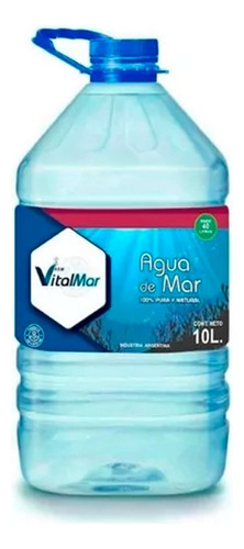 Agua De Mar 100% Pura Vitalmar 10 Lts  Burzaco/ Cañuelas