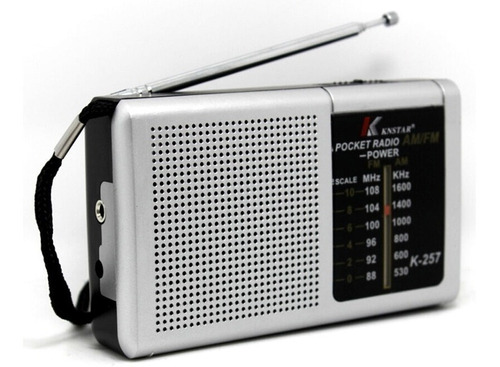 Receptor Radio Fm Am 2 Bandas Antena Pilas