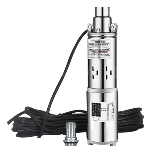 Bomba Agua Sumergible Solar 24v Dc Pozo Profundo 1500l/h