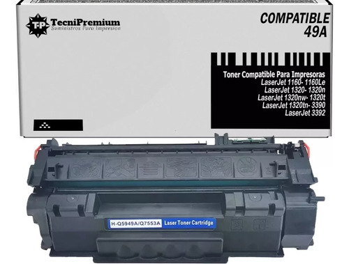 Toner Q5949a 49a Genérico 1320 1160l 3392