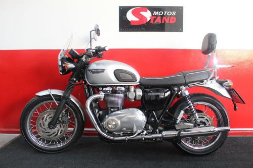 Imagem 4 de 11 de Triumph Bonneville T 120 T120 Abs 2018 Prata