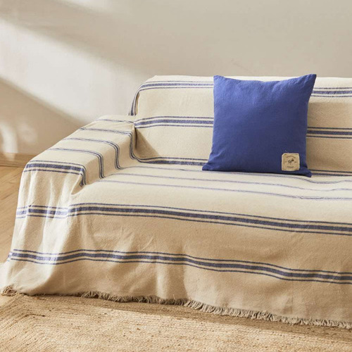 Cubrecama Bari Azul (cama 2 Plazas O Queen) Calma House