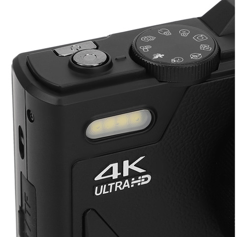 Cámara Digital 4k, 64 Mp, Uhd, Zoom 18x, Enfoque Automático,