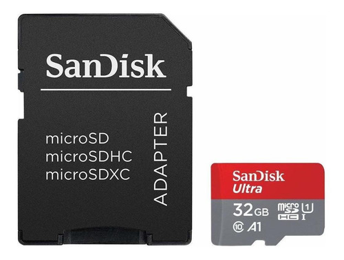 Imagem 3 de 4 de Cartão de memória SanDisk SDSQUAR-032G-GN6MA Ultra com adaptador SD 32GB