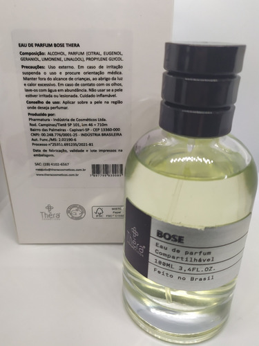 Imagem 4 de 4 de Decant 5ml - Bose - Thera Cosméticos - Amostra Vidro