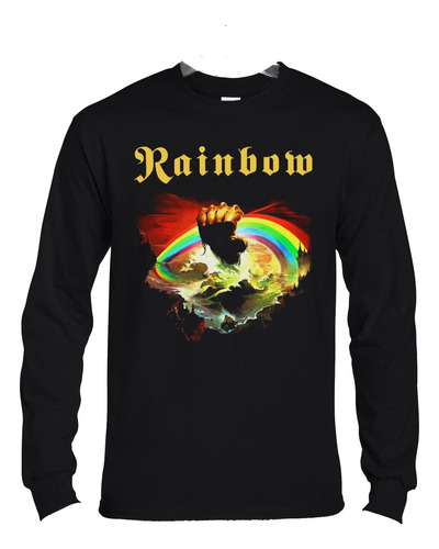 Polera Ml Rainbow Rising Metal Abominatron