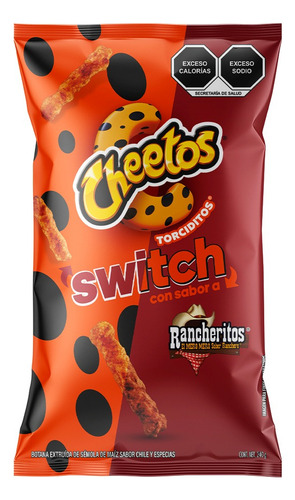 Papas Cheetos Switch con sabor a Rancheritos 240g