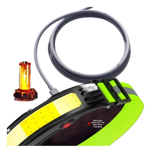 Linterna Led Recargable Usb Con Sensor Luz Suave Exterior