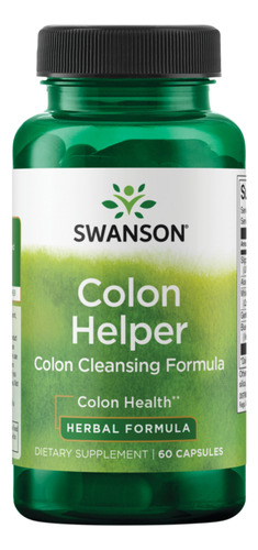 Swanson Suplemento Ayudante de colon, 60 Cápsulas