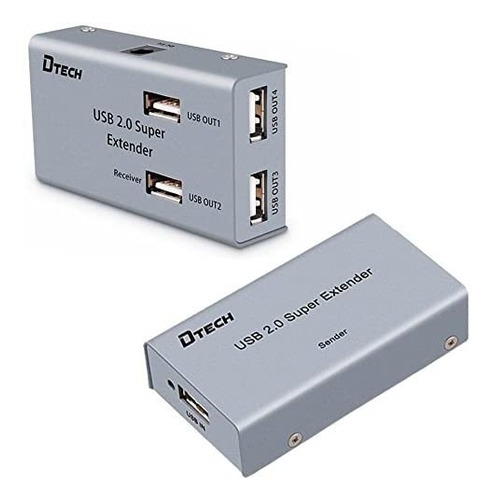 Dtech - Extensor De Señal Usb Múltiple A Través De Ether.