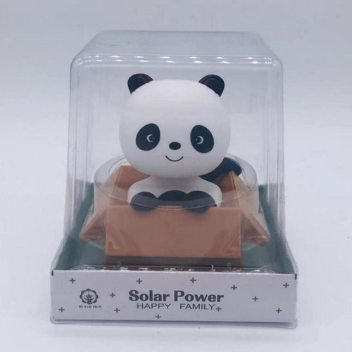 Imagen 5 de 10 de 2x Panda En Caja Energía Solar Columpio Artificial