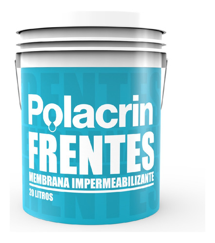 Polacrin Impermeabilizante Frentes Y Muros 20 Lts