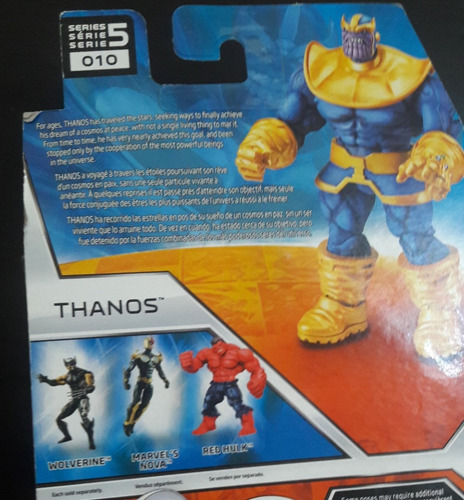 Marvel Universe Thanos 3 3/4 Hasbro 2009 (Usado)