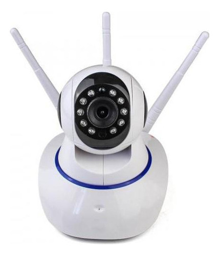 Câmera De Segurança Wifi 360º 3 Antenas Nehc 720p