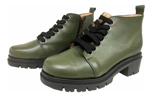 San Crispino Borcegos Verde Musgo 4412