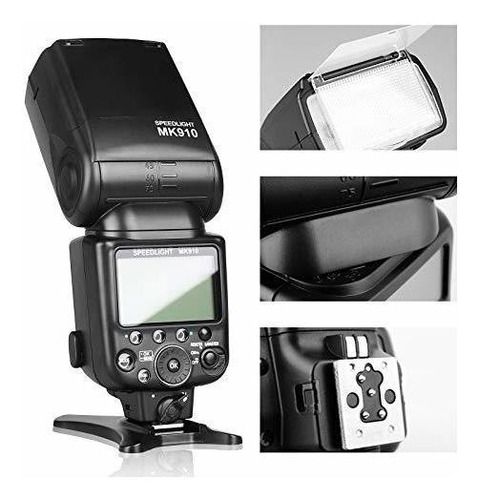 Flash De Càmara Meike Mk910 Ttl Sincronización De Alta Vel
