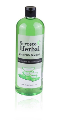 Imagen 10 de 10 de Shampoo Familiar Secreto Herbal Sabila Organica 900ml