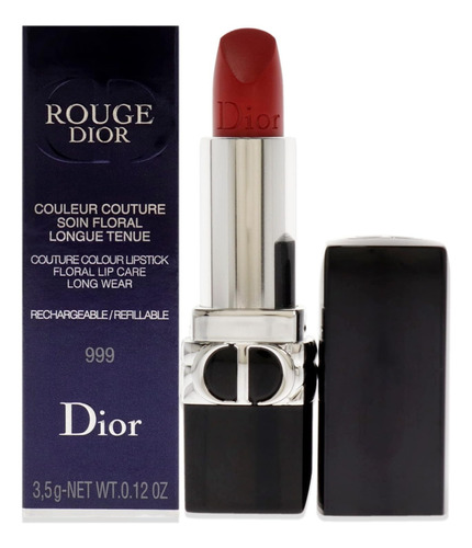 Lapiz Labial Dior Color Couture Rouge Color 999 Mate