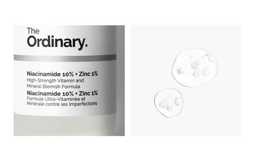 Sérum Niacinamida 10% + Zinc 1% The Ordinary día/noche para todo tipo de piel de 30mL +15 años