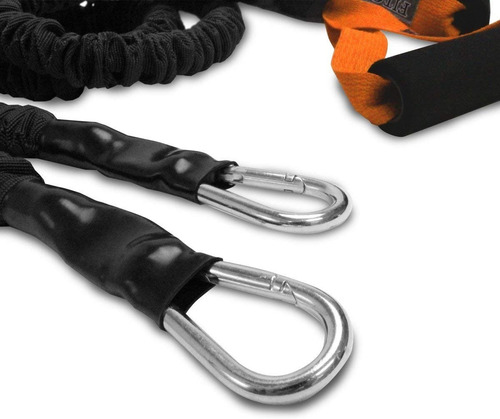 Imagen 2 de 8 de Bandas Elásticas De Resistencia Forradas 50 Lbs Naranja
