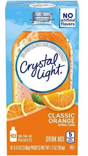 Bebida Crystal Light Naranja Mix Classic (60 On-the-go Paque