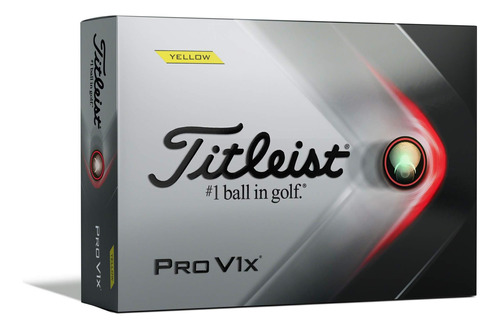 Pelotas Bolas De Golf Titleist Pro V1x X12 Unidades Amarillo