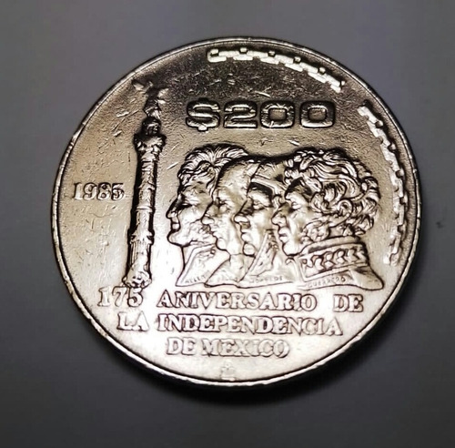 Moneda Conmemorativa De La Independencia De 1985 (Usado)