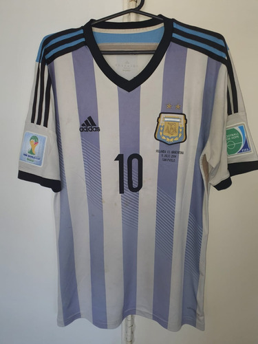 Camiseta Seleccion Argentina Mundial 2014 Titular #10 Messi