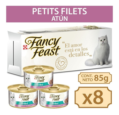 Alimento Húmedo Para Gato Fancy Feast® Petit Filets Atun 85g