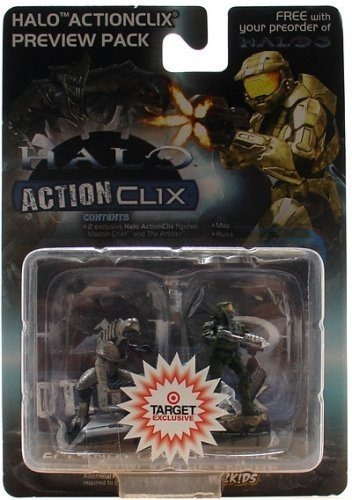 Halo Actionclix Jefe Maestro Y Arbiter Figura Paquete De Vis