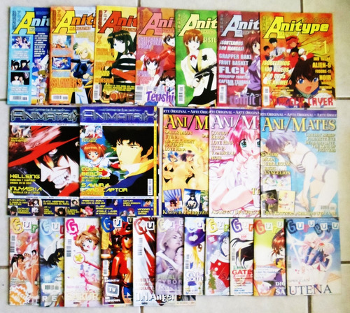 Lote De 47 Revistas De Anime Con Cd