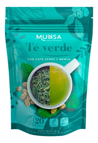 Te Verde Con Cafe Verde -menta - g a $1115