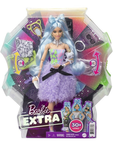 Muñeca Barbie Extra Deluxe Mas De 30 Looks Mattel