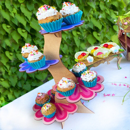Imagen 3 de 10 de Kit Mesa Dulces Candybar Mini En Mdf Impreso Alta Calidad M1