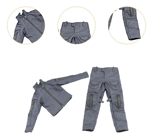 Uniforme A Escala 1/6, Ropa De Muñeca Hecha A Mano, Modelo