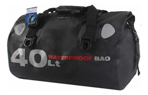 Bolso Para Moto 40 Litros Waterproof Con Reflectantes